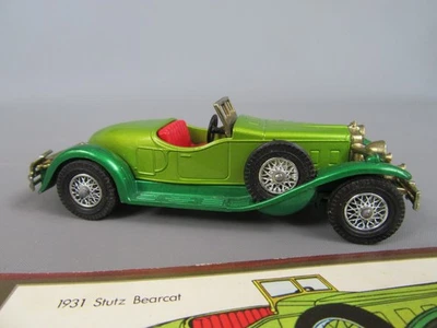D584 Matchbox Models of Yesteryear Y-14 Stutz Bearcat 1931 Vert Bicolore Vintage - Photo 1/4
