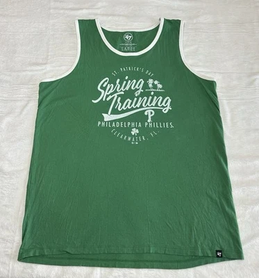 47 Men’s St. Patricks Day, Philadelphia Phillies Spring Training, Green Tank Top - Image 1 of 4