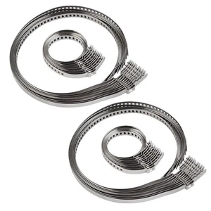 Drive Shaft Clamp Kit Crimp Joint Boot Set Stainless Steel Small & Large Tool - Picture 1 of 12