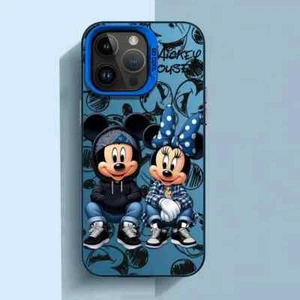 Funda de teléfono de pantalla completa Disney Mickey Minnie Mouse para iPhone 16 15 14 13 12 11 P - Imagen 1 de 18