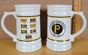 2 PITTSBURGH PIRATES CHAMPIONSHIP STEINS (MUGS) - Picture 1 of 4