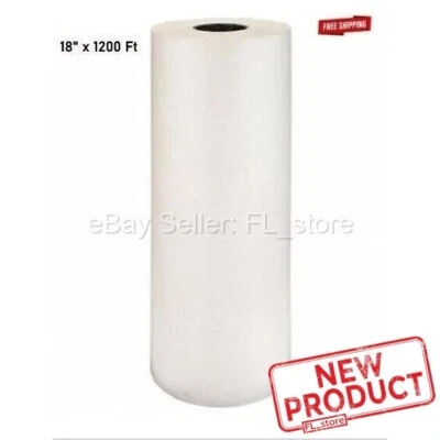 Newsprint Paper Gray 18" x 1200 Feet Roll Void Fill Packaging Wrapping NEW - Image 1 of 4