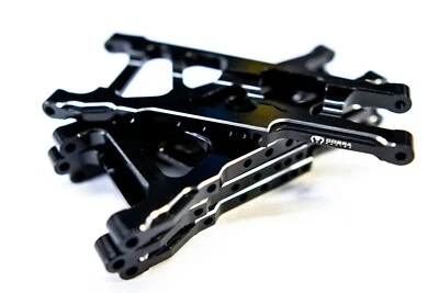CR (F + R) Black Aluminum A-Arms For Traxxas Slash 4x4, Rustler, Stampede - Image 1 of 4