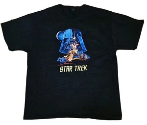 Star Trek Vintage 1990s Beefy Hanes Black T-Shirt Herren Gr. Large Neu - Bild 1 von 6