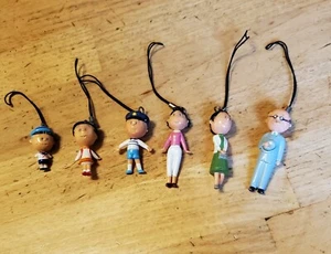Lot de 6 breloques téléphone portable vintage japonais Sazaesan - Photo 1 sur 4