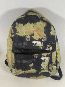 Bioworld HBO Game Of Thrones GOT "Westeros" Map 18" Rucksack - Schwarz T Neu - Bild 1 von 4
