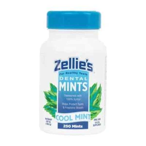 Zellie's | Mentas de aliento 100 % xilitol sin azúcar frescas como nuevas | Sin OGM, bajas en calorías - Imagen 1 de 10