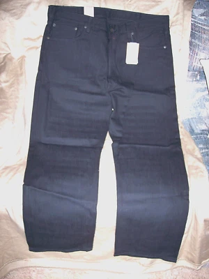 Jeans Levis 40 x 32 azules 501 pantalones de mezclilla encogibles para ajustar botón mosca crudo sin lavar Foto 1 de 4