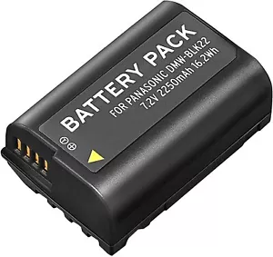 Battery + Charger For DMW-BLK22 Panasonic DC-S5 S5K GH5 II G9 GH5S SLR Camera - Picture 1 of 10