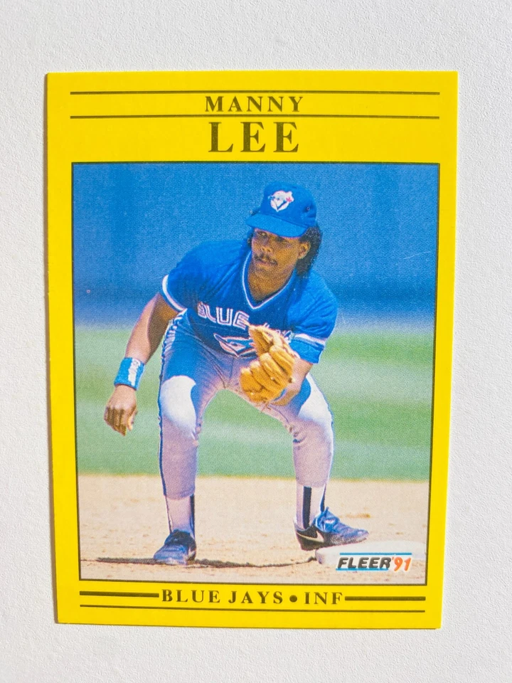 1991 FLEER #179 MANNY LEE NM-MT MLB BASEBALL CARD - Image 1 of 1