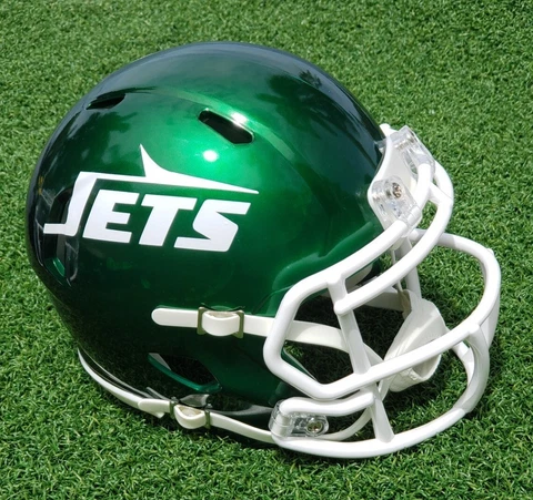 NEW YORK JETS SACK EXCHANGE 2023 ALTERNATE FOOTBALL MINI HELMET Cover
