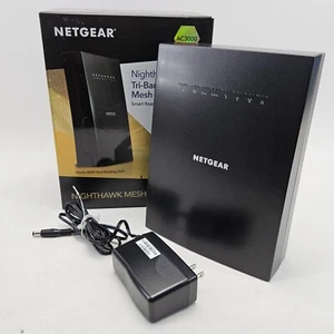 Netgear EX8000-100NAS Nighthawk X6S 1000 Mbit/s Tri-Band WLAN Range Extender Mesh - Bild 1 von 17