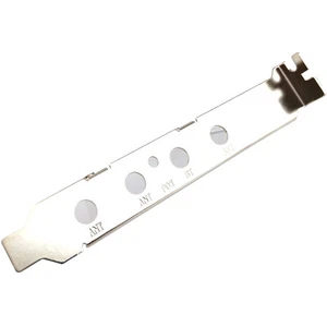 Full Height Rear Bracket 4 Hole Desktop PC Case Back Panel for Wireless Antenna - Picture 1 of 5