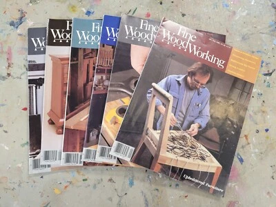 Fine Woodworking Magazine Lot 6 Issues January thru December 1988 Foto 1 de 4
