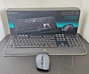 Logitech mk620 Wireless Keyboard & Mouse Combo Tested Working