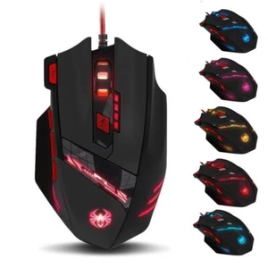 Souris Gamer Haute PerformanceRéglage 6 DPI8 Boutons ProgrammablesPoids Tunin... - Photo 1/8