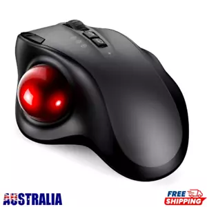Trackball Wireless Mouse Rechargeable Bluetooth 2.4G USB Mouse Ergonomic Mice fo - Picture 1 of 6