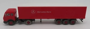 WIKING Ho 1/87 Camión Mercedes-benz MB 1626 Semi Remolque Rojo #541 No Box - Imagen 1 de 7