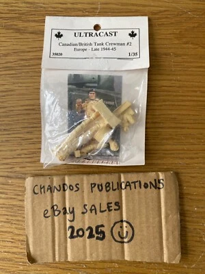 Ultracast 1/35 Resin Canadian/British Tank Crewman No.2 - #35020 - *COMPLETE* - Image 1 of 2