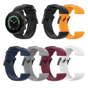 24mm Silicone Watch Bracelet Wristband Strap Band For Suunto 7 9 Baro D5 Spartan - Imagen 1 de 17