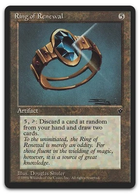 Ring of Renewal (LP) Fallen Empires FEM Magic MTG - Image 1 of 2