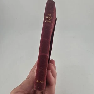 VTG Holman Key New Testament Psalms Burgundy Velvet Cover Gold Page Edges - Imagen 1 de 8