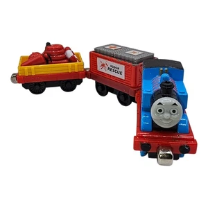 Thomas To The Rescue Take n Play Train & Car Set Diecast Metal Used - Picture 1 of 5
