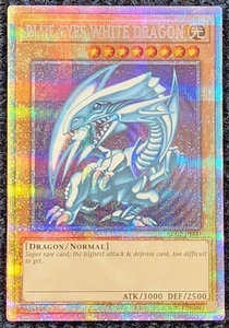 Yu-Gi-Oh! Blue-Eyes White Dragon AC02-JP000 Prismatic Secret Rare Excellent - Picture 1 of 2