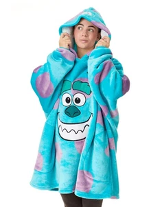 Disney Blue Monster Inc  Sully Blanket Hoodie Unisex - Picture 1 of 9