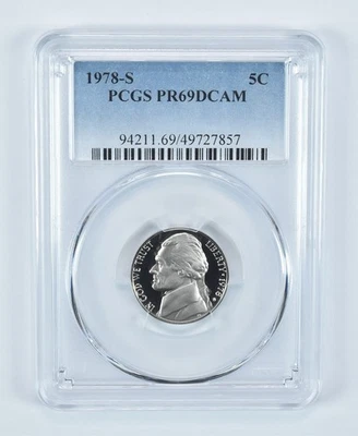 1978-S Jefferson Nickel PR69 DCAM PCGS Blue Label *9242 - Image 1 of 4