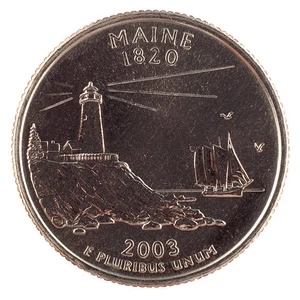 USA - 2003D - Washington ¼ $ - Maine - State Issue - Picture 1 of 1