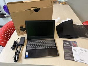 Lenovo IdeaPad 11,6" HD Intel N4020 4GB RAM 32GB eMMC Webcam BT Chrome OS - Onyx - Bild 1 von 9