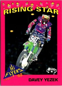 Hi Flyers Motocross Trading Card 1992 Series II Davey Yezek - Picture 1 of 2