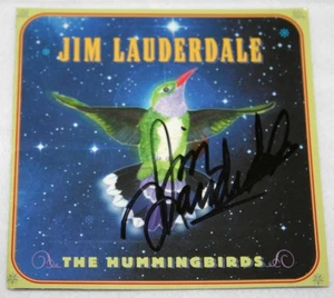 JIM LAUDERDALE The Hummingbird CD Insert AUTOGRAPHED Signed COUNTRY MUSIC - Picture 1 of 3