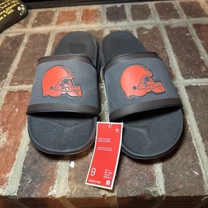 Nike NFL x Offcourt Cleveland Browns 2023 diapositive DD0512-002 taglia 9 - Foto 1 di 7