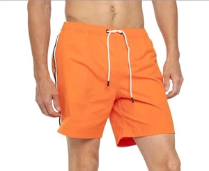 SWIMS Saline Swim Shorts w/Elastic Waist + DS • Orange • Mens Sizes: M L XL •NWT - Picture 1 of 2