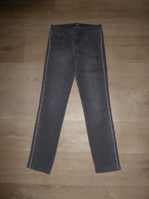 ANGELS CICI CHAIN GALON weiche Stretch Jeans Slim Galonstreifen Gr.36 L31 w.NEU - Bild 1 von 4