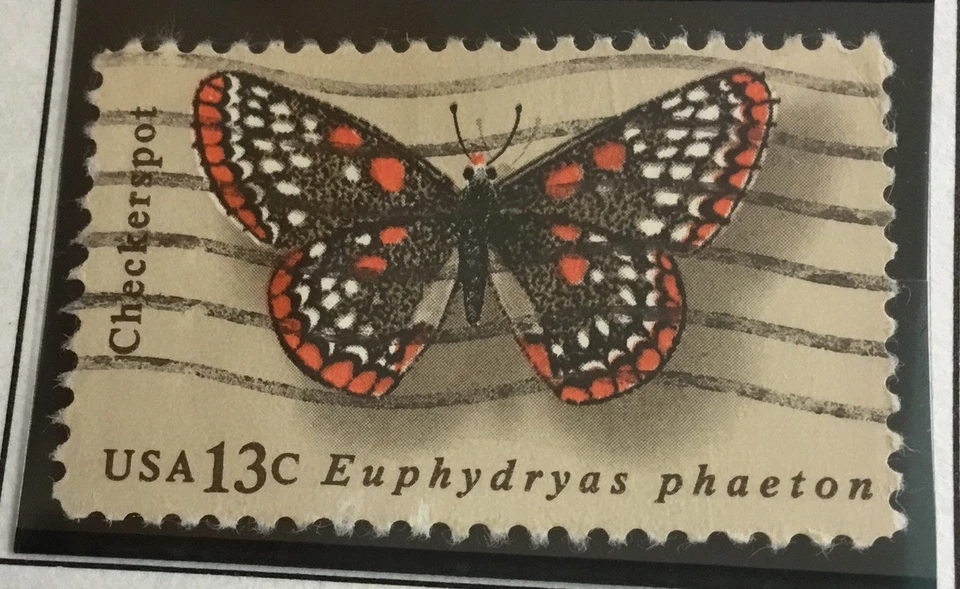 Checkerspot Butterfly Stamp - Image 1 of 1