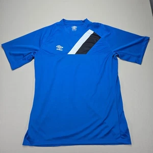 Umbro Soccer Jersey Athletic Training Top Black White Stripe Men's XL - Picture 1 of 7