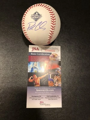 Serie Mundial de Béisbol 2019 firmado por Patrick Corbin Nacionales de Washington JSA 2 Foto 1 de 2