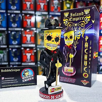 Bobblehead exclusivo PACHUCO Inland Empire 66ers of San Bernardino "Sugar Skull" Foto 1 de 4