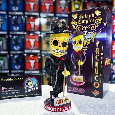 PACHUCO Inland Empire 66ers of San Bernardino "Sugar Skull" Exclusive Bobblehead Cover