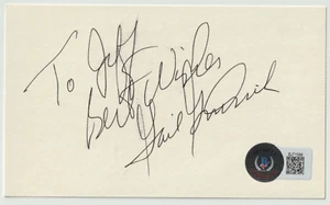 Gail Goodrich Signed Index Card - Los Angeles Lakers - BAS Authentication - Picture 1 of 1