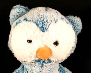Animal Adventure Owl Plush 2018 Blue Orange White 17" Tall - Picture 1 of 7