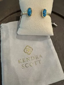 Authentic Kendra Scott Elton Gold Cuff Bracelet - Picture 1 of 9