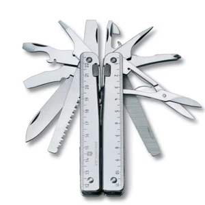 VICTORINOX SwissTool X in Nylonetui Silver 	Stainless Steel 11.5 x 1.8 x 1.8 cm - Picture 1 of 9