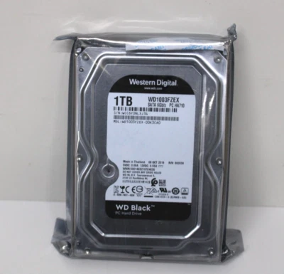 1TB Western Digital Black WD1003FZEX 64MB 72000U/min SATA III 3.5'' Neu - Bild 1 von 3