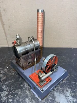 Antique Vintage Wilesco? Steam Engine Model Toy  - Image 1 of 4