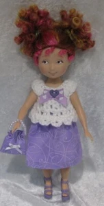 Hecho a medida 9" FANCY NANCY Madame Alexander #61 Ropa, Top, Falda, Conjunto de Cartera - Imagen 1 de 3