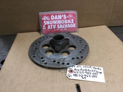 Brake Disc Rear # 43122-965-000, 43125-964-000 Honda 1984 ATC 250 R  3 Wheeler Foto 1 de 4